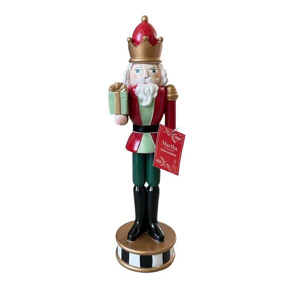 Martha Stewart CHRISTMAS NUTCRACKER 14in Red Green Traditional HOLIDAY Decor - Picture 6 of 15